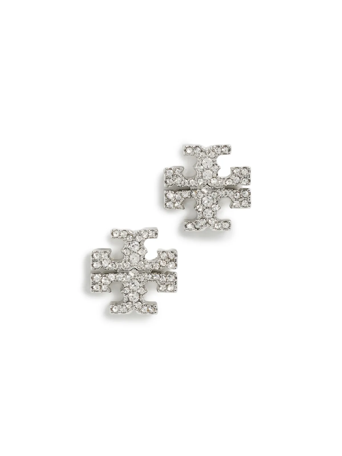 Tory Burch アイコン パヴェ スタッド イヤリング - 画像1