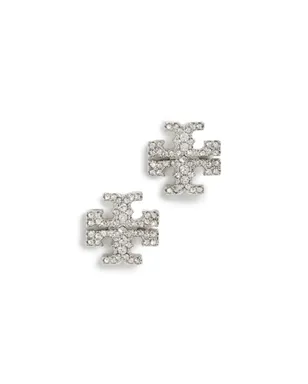 Tory Burch アイコン パヴェ スタッド イヤリング - サムネイル1