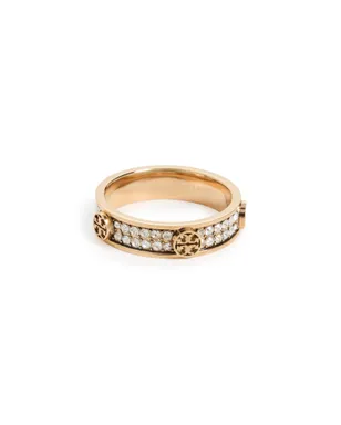 Tory Burch アイコン パヴェ リング ゴールド / クリスタル - サムネイル1