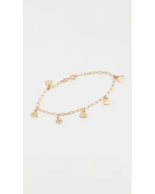 Tory Burch グッドラックチェーンハート ブレスレット - サムネイル2