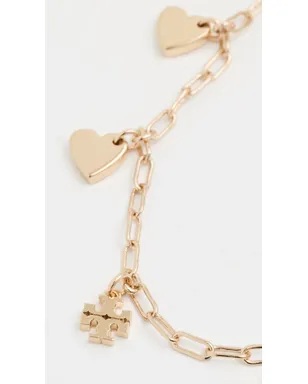 Tory Burch グッドラックチェーンハート ブレスレット - サムネイル4