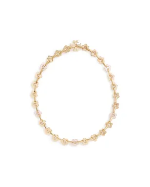 Tory Burch インターロッキングフラワー ネックレス - サムネイル1