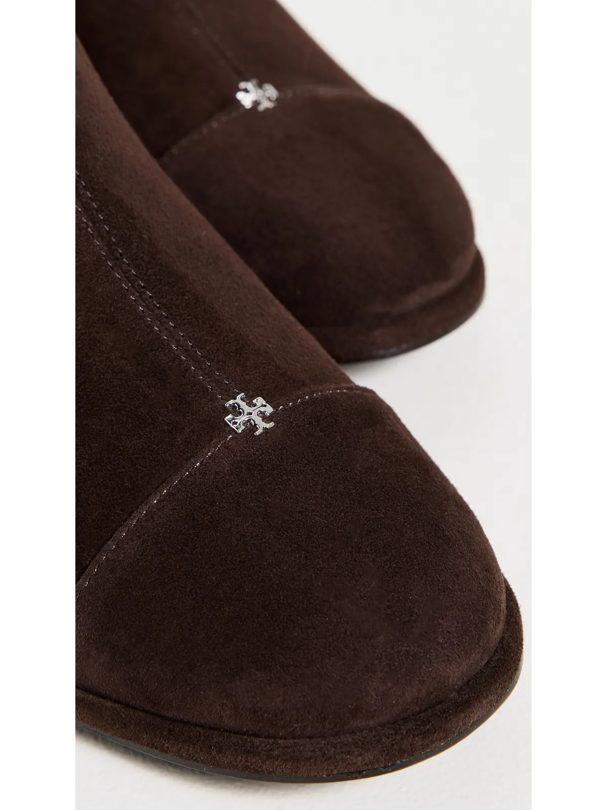 Tory Burch ヒール アンクルブーツ 50mm ダークココア - 画像6