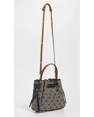 Tory Burch ロミー T モノグラム バケットバッグ - サムネイル4