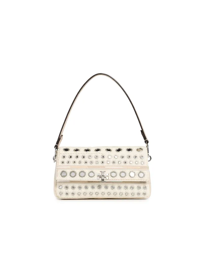 Tory Burch Tory Burch チャーリー エンベリッシュド 小型ショルダーバッグの商品画像