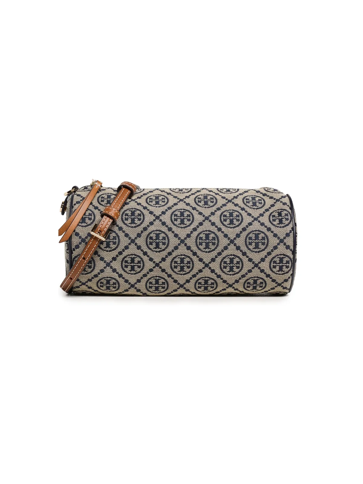 Tory Burch Tモノグラム シリンダー型バッグ ネイビー ワンサイズ - 画像1