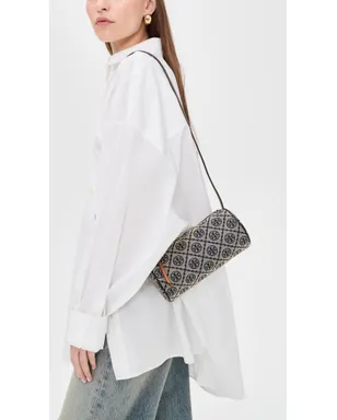 Tory Burch Tモノグラム シリンダー型バッグ ネイビー ワンサイズ - サムネイル3