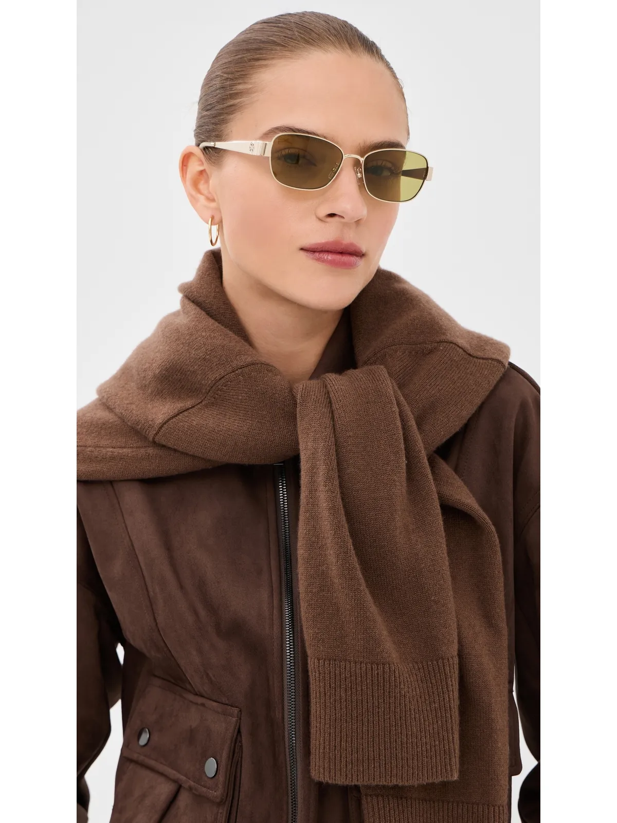 Tory Burch Miller Rectangle Sunglasses - 画像3