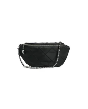 Tory Burch Fleming ナイロン ベルトバッグ ブラック ワンサイズ - サムネイル1