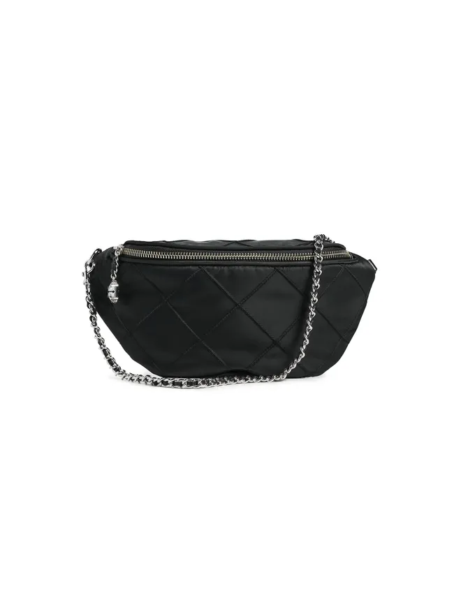 Tory Burch Tory Burch Fleming ナイロン ベルトバッグ ブラック ワンサイズの商品画像