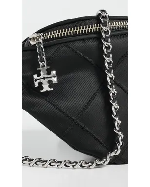 Tory Burch Fleming ナイロン ベルトバッグ ブラック ワンサイズ - サムネイル5