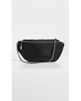Tory Burch Fleming ナイロン ベルトバッグ ブラック ワンサイズ - サムネイル2