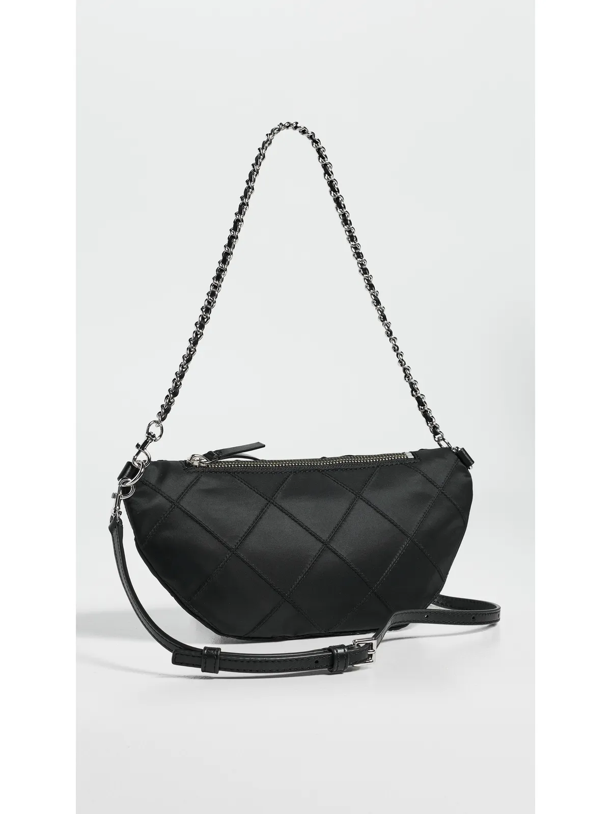 Tory Burch Fleming ナイロン ベルトバッグ ブラック ワンサイズ - 画像4