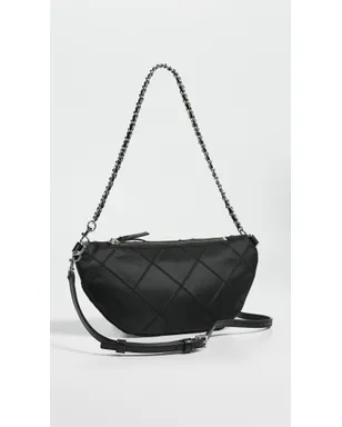 Tory Burch Fleming ナイロン ベルトバッグ ブラック ワンサイズ - サムネイル4
