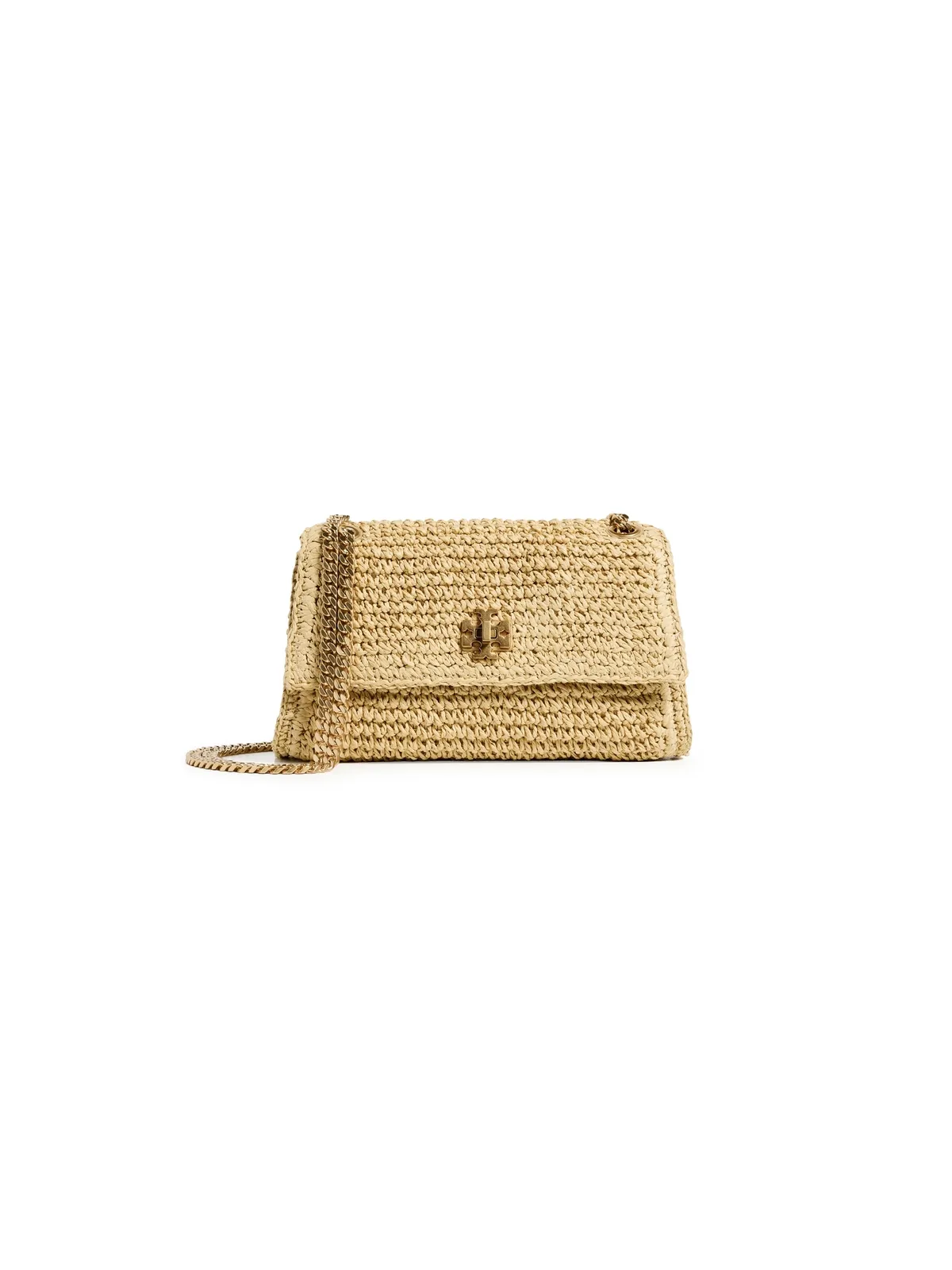 Tory Burch キラ Turnlock ウォーブン ミニバッグ - 画像1