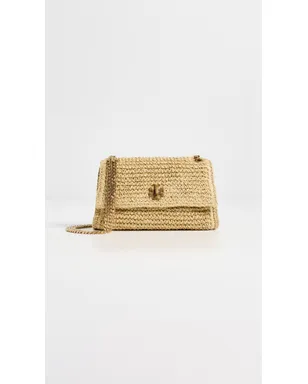 Tory Burch キラ Turnlock ウォーブン ミニバッグ - サムネイル2