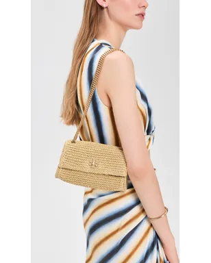 Tory Burch キラ Turnlock ウォーブン ミニバッグ - サムネイル3