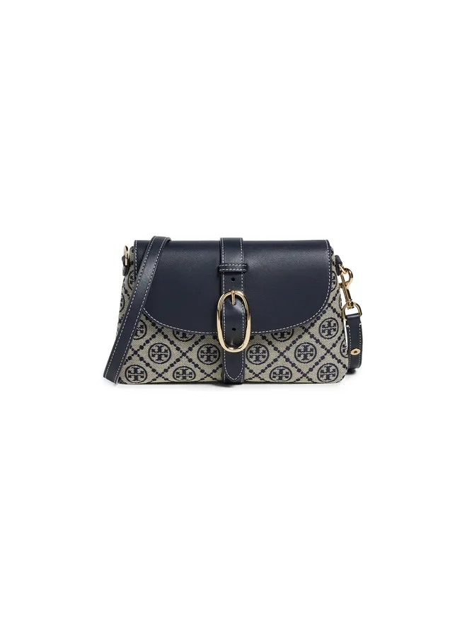 Tory Burch Tory Burch T Monogram ソフトな小型ショルダーバッグ トリーネイビー ワンサイズの商品画像