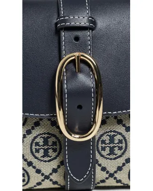 Tory Burch T Monogram ソフトな小型ショルダーバッグ トリーネイビー ワンサイズ - サムネイル5