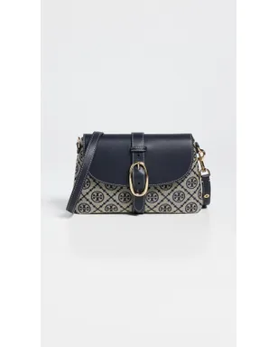 Tory Burch T Monogram ソフトな小型ショルダーバッグ トリーネイビー ワンサイズ - サムネイル2