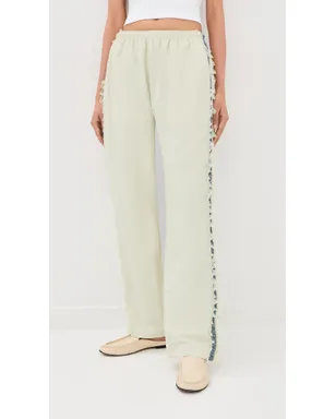 Tanner Fletcher Wilbur Ruched Stripe Pants - サムネイル3