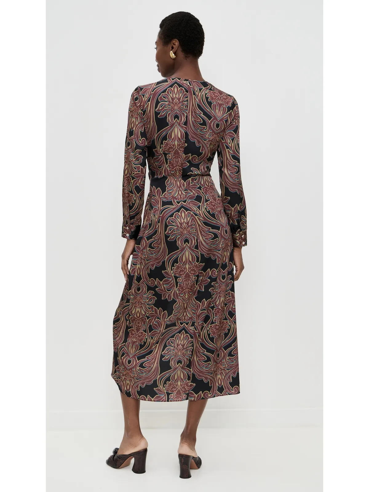 MISA Eliza Dress Studded Flora Satin - 画像3