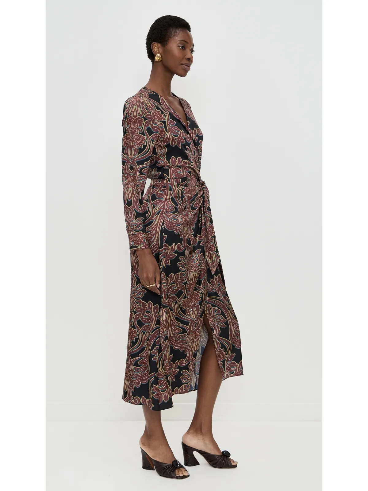 MISA Eliza Dress Studded Flora Satin - 画像4