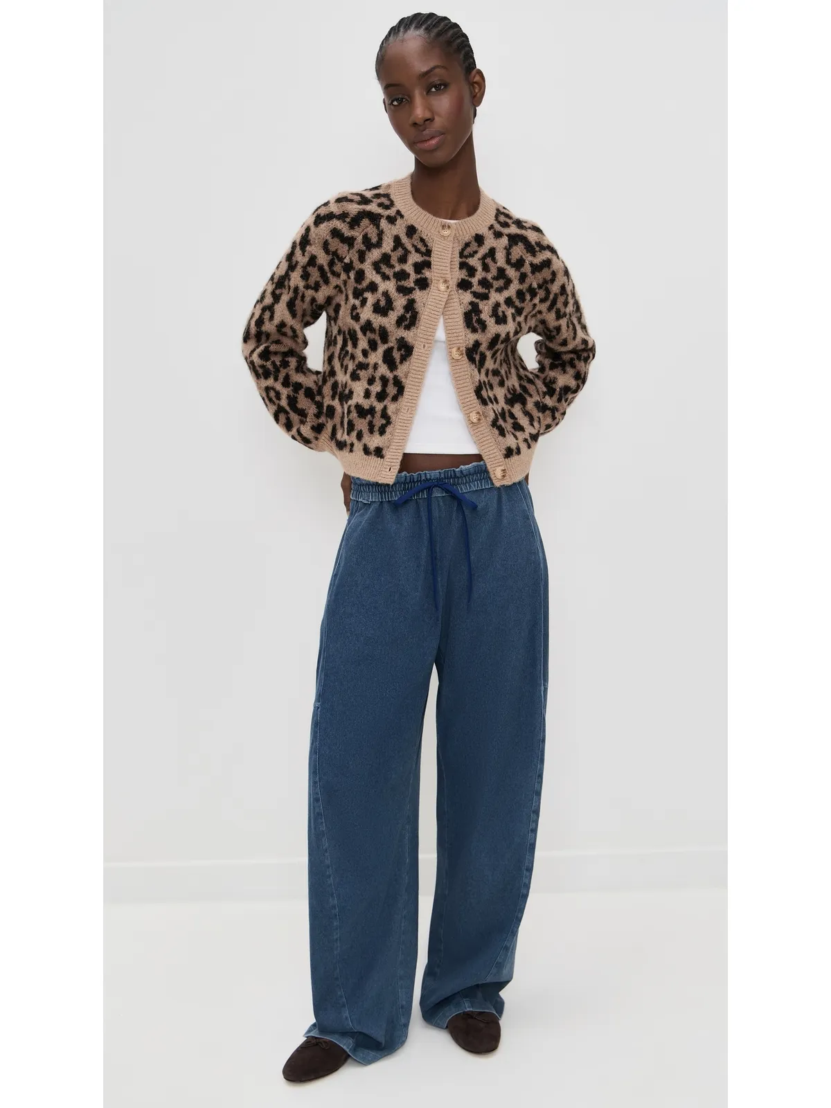 THE GREAT. Windsor Cardigan Leopard - 画像5