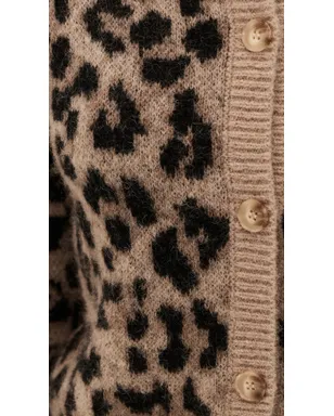 THE GREAT. Windsor Cardigan Leopard - サムネイル6