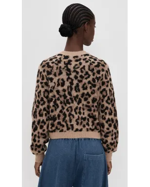 THE GREAT. Windsor Cardigan Leopard - サムネイル3