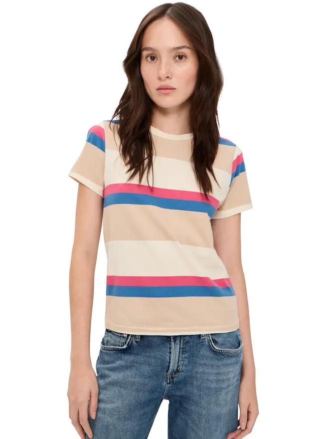 The Great THE GREAT. The Little Tee Study Hall Stripeの商品画像