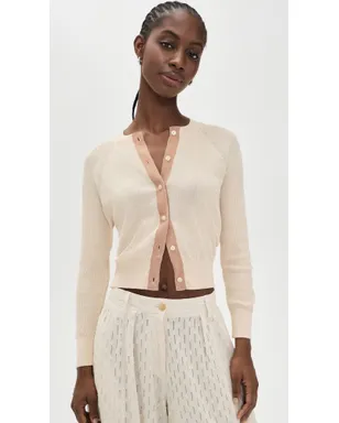 THE GREAT. The Dainty Cardigan Soft Petal - サムネイル2