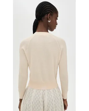 THE GREAT. The Dainty Cardigan Soft Petal - サムネイル3