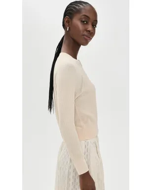 THE GREAT. The Dainty Cardigan Soft Petal - サムネイル4