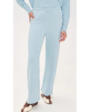 THE GREAT. Lap Sweatpants Whisper Blue - サムネイル3