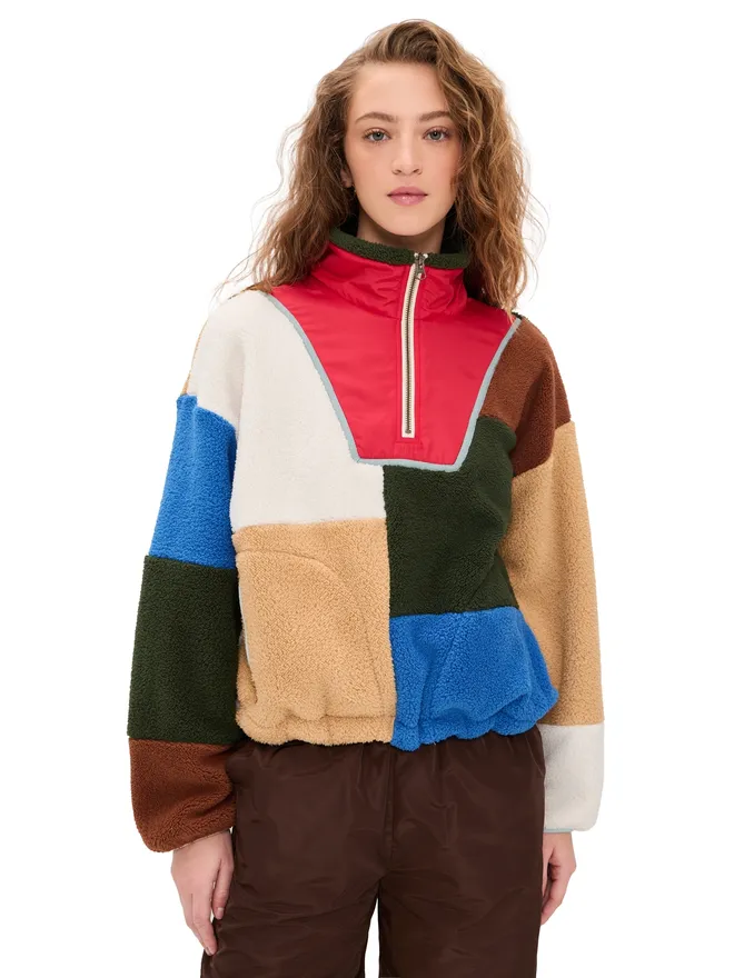 THE GREAT. Outdoors THE GREAT. Outdoors Plush カラーブロック シエラ プルオーバー Canyon Multiの商品画像