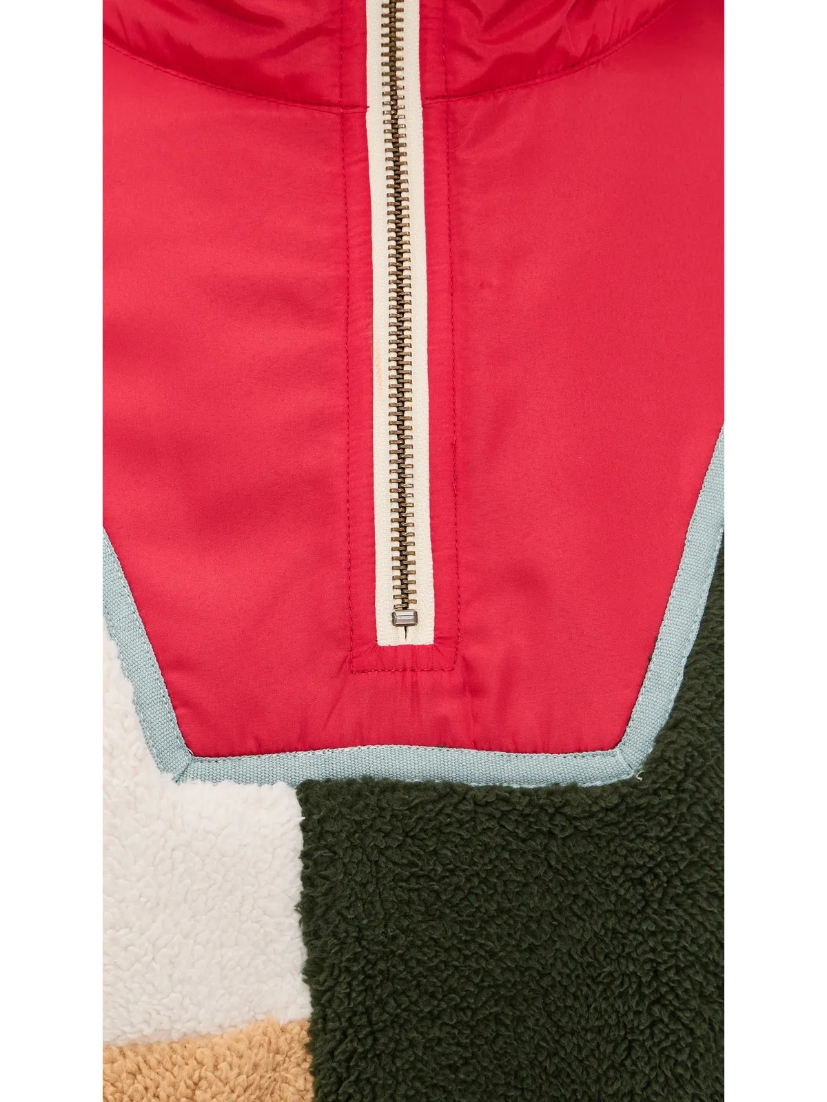 THE GREAT. Outdoors Plush カラーブロック シエラ プルオーバー Canyon Multi - 画像6