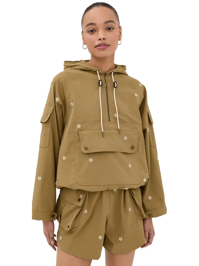 THE GREAT. Outdoors THE GREAT. Outdoors クロップド トレイルヘッド プルオーバーの商品画像