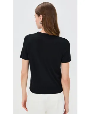 Theory ベーシックTシャツ ブラック - サムネイル3