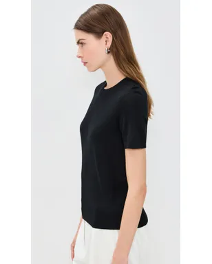 Theory ベーシックTシャツ ブラック - サムネイル4