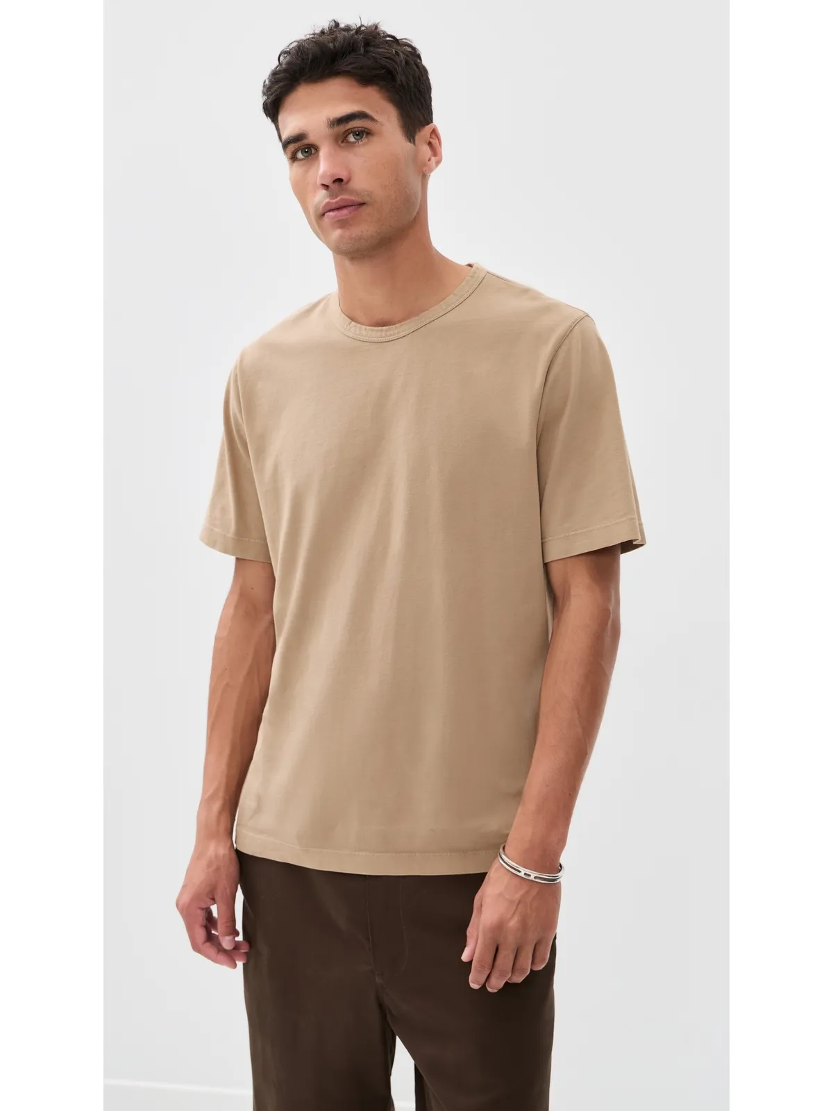 Theory クルーネックTシャツ（Tinted Brown） - 画像2