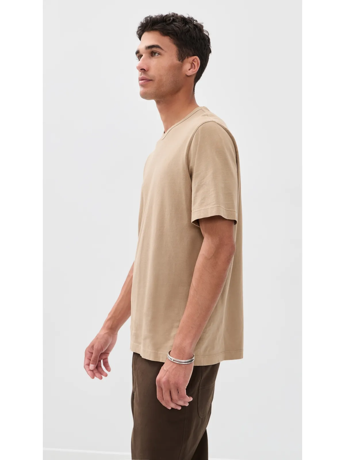 Theory クルーネックTシャツ（Tinted Brown） - 画像4