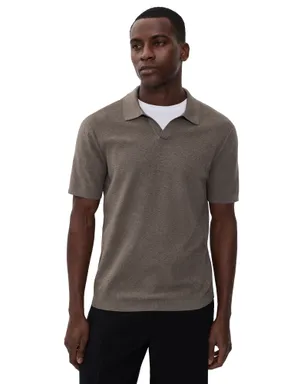 Theory Brenan Polo Morel Melange M - サムネイル1