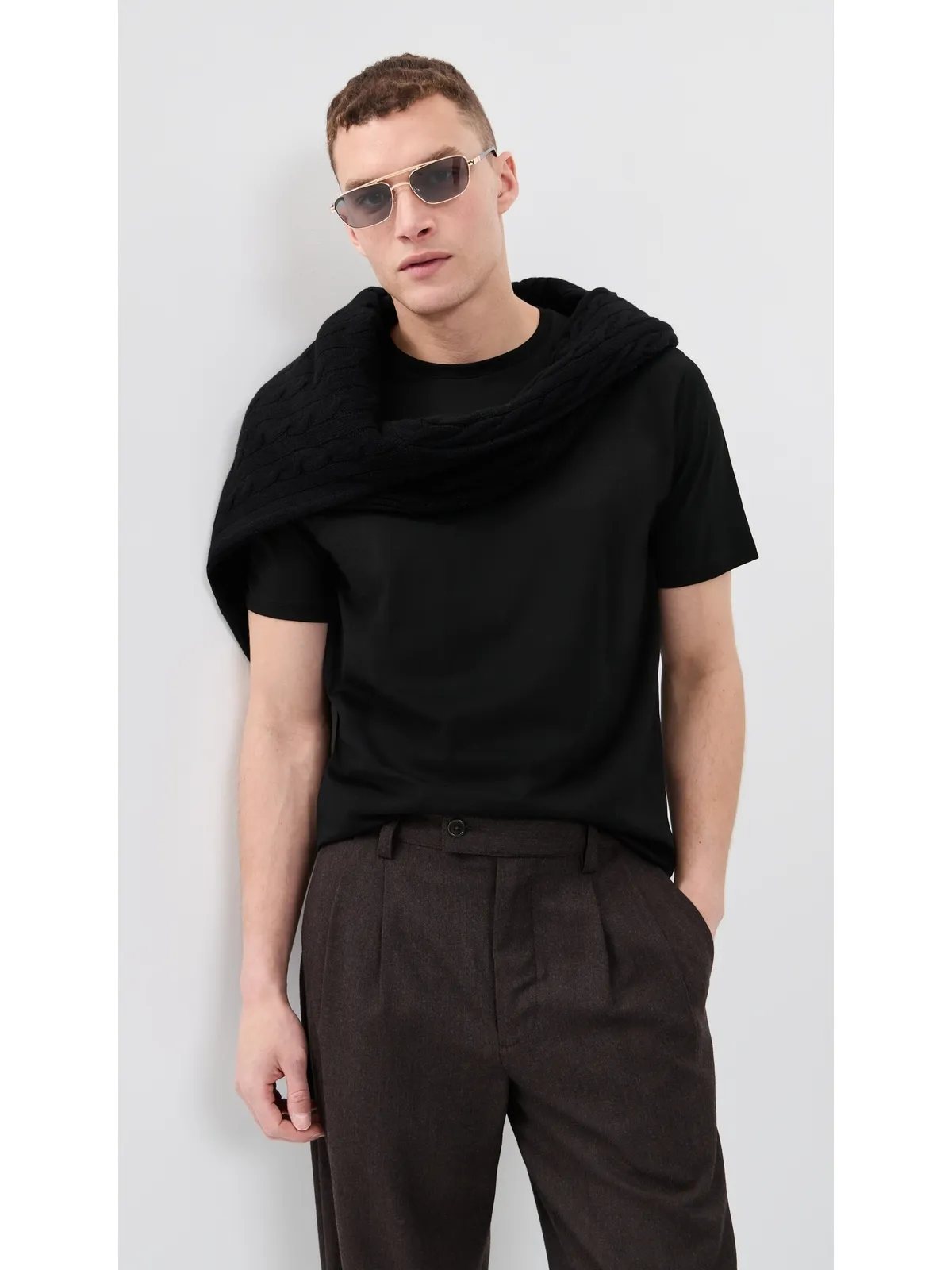 Theory リブコットンTシャツ - 画像2