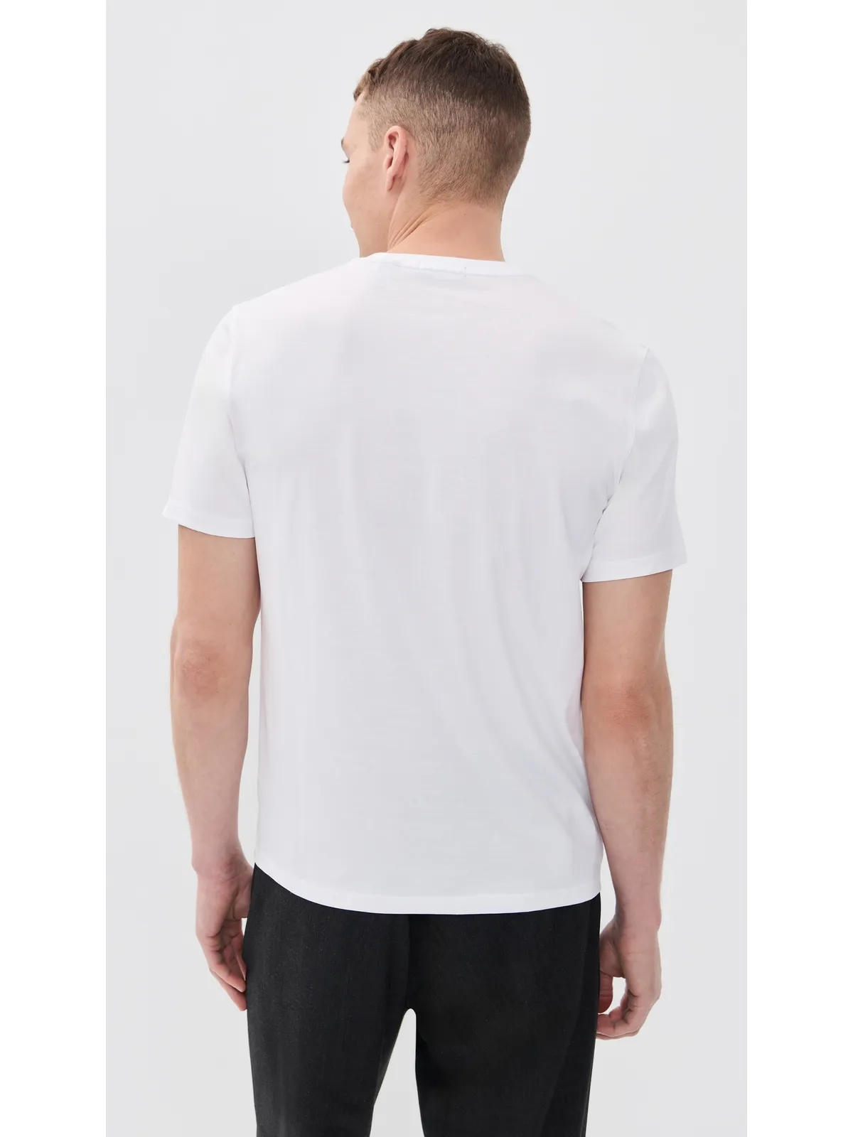 Theory Precise Tee リブコットン Tシャツ - 画像3