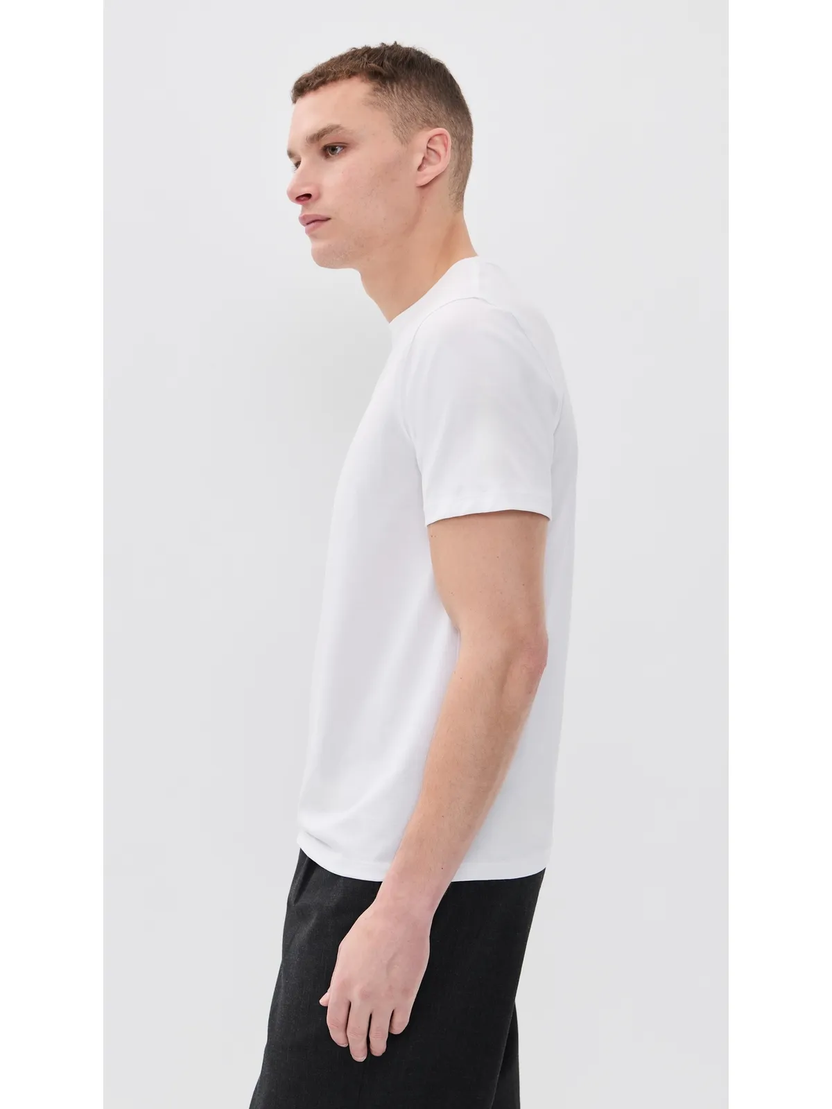 Theory Precise Tee リブコットン Tシャツ - 画像4