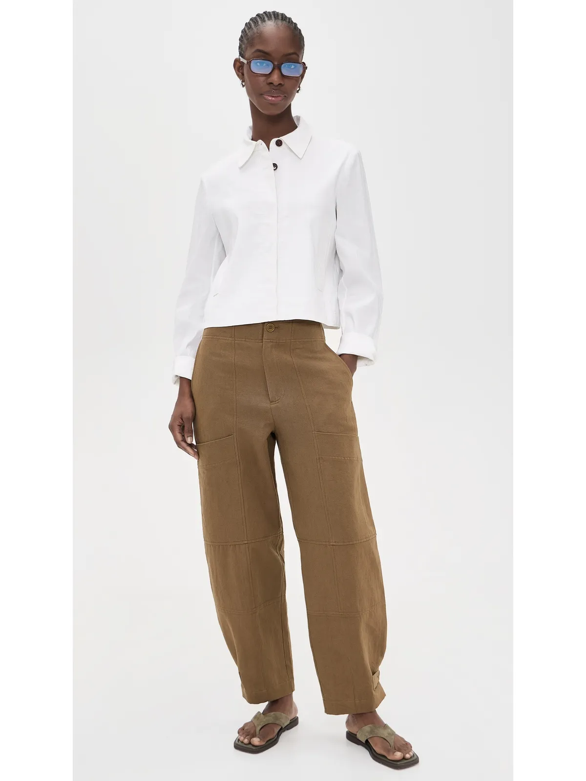 Theory クロップドジャケット - 画像5