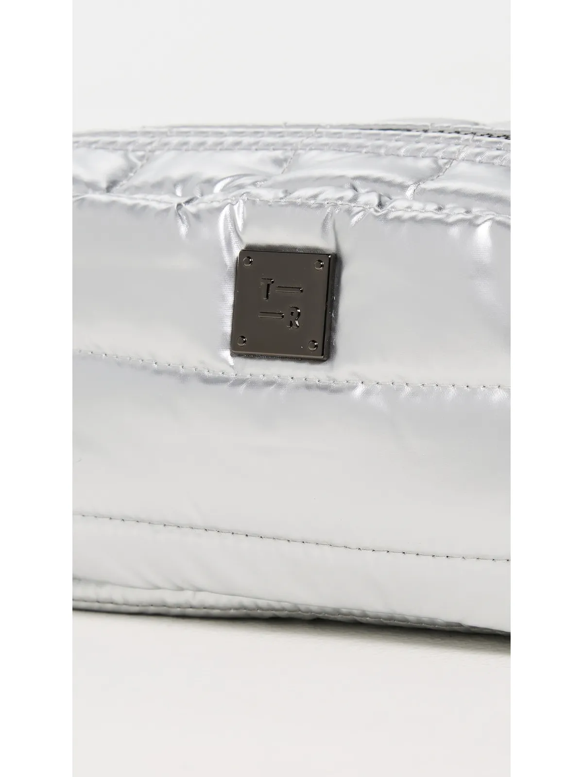 Think Royln タッチ Up キャリーオール エッセンシャルズ コスメティックバッグ Pearl Silver - 画像5