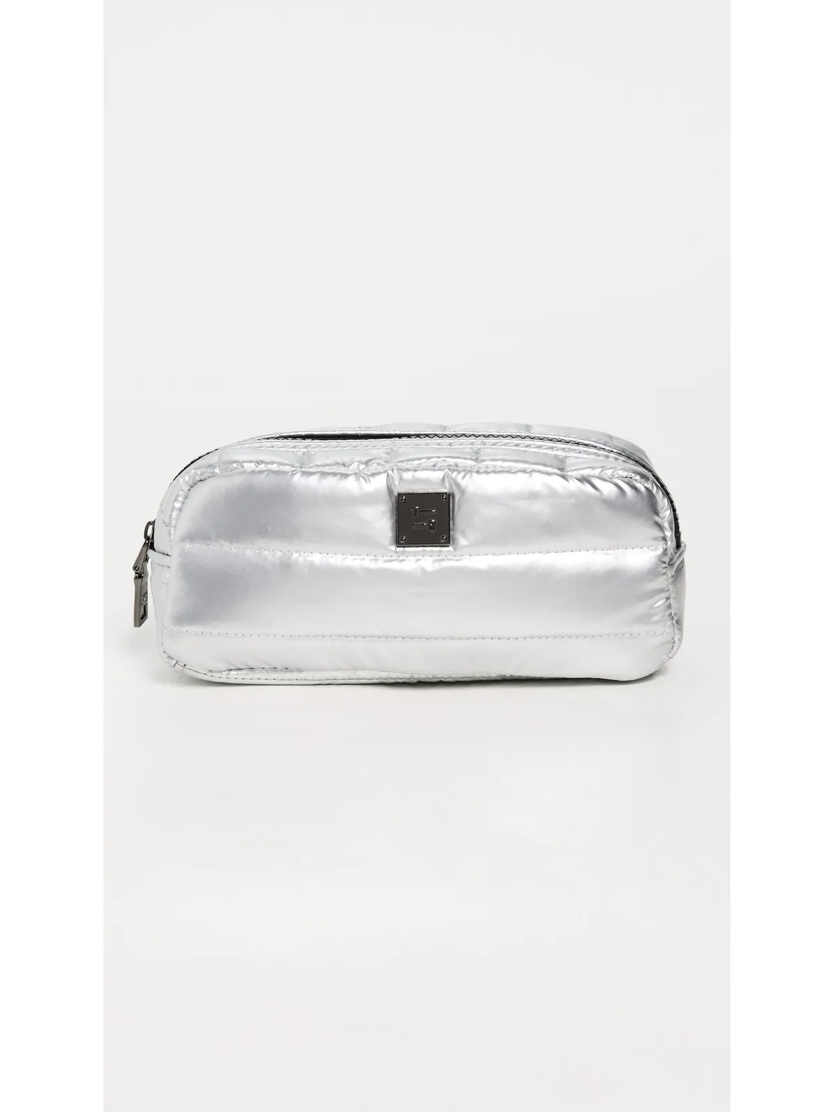 Think Royln タッチ Up キャリーオール エッセンシャルズ コスメティックバッグ Pearl Silver - 画像2