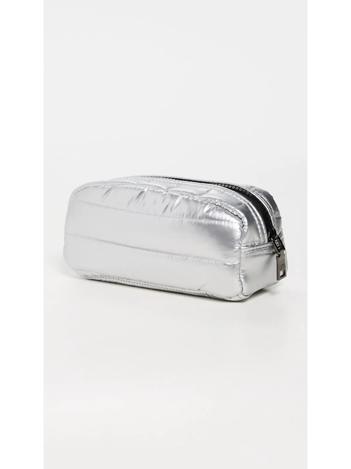 Think Royln タッチ Up キャリーオール エッセンシャルズ コスメティックバッグ Pearl Silver - 画像4